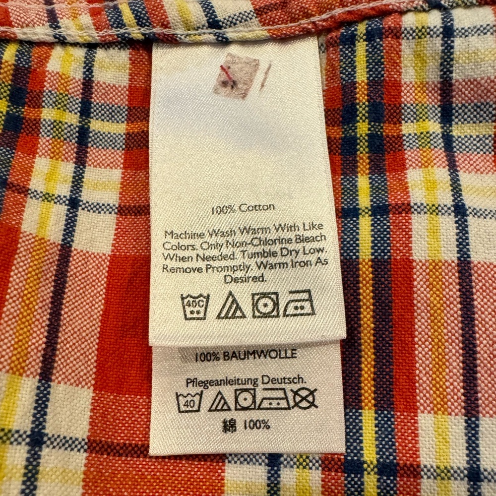 Eddie Bauer Long Sleeve Flannel Plaid Button Down Shirt Size Medium - Picture 6 of 13